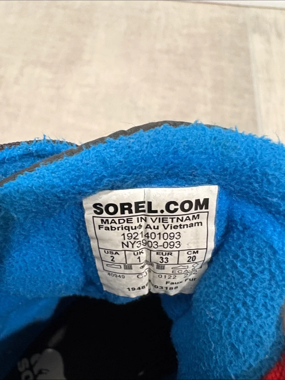Sorel kids whitney